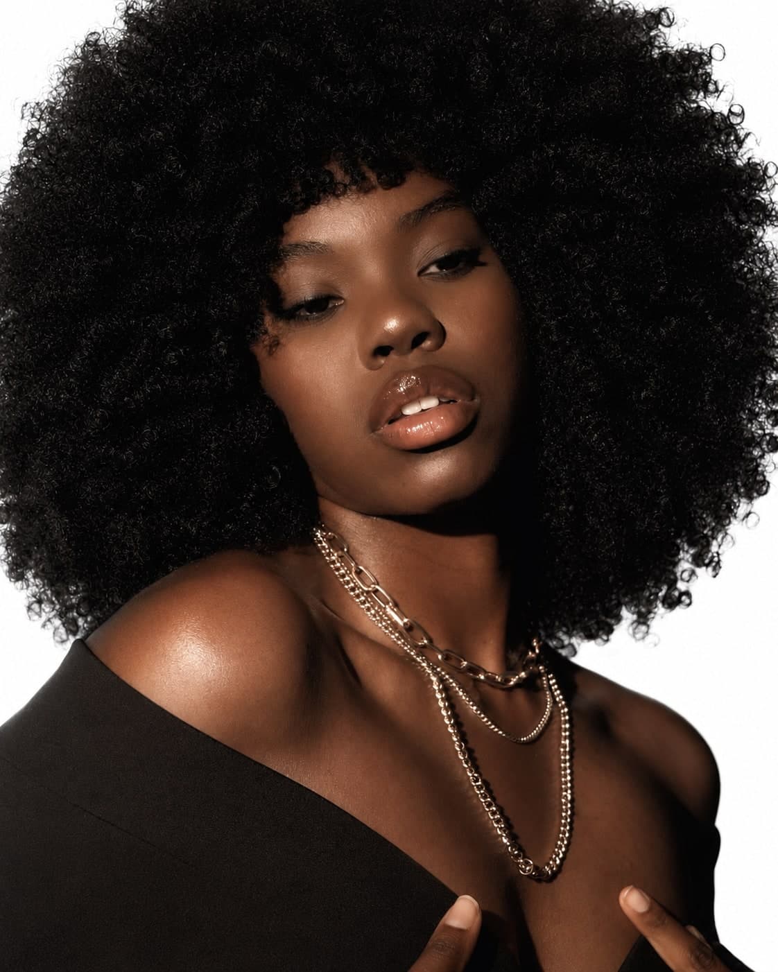 High-gloss beauty portrait photographed at VibeShack Studios San Francisco